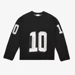 Custom winter design logo knitwear fashion crew neck long sleeve men knit crochet sweater top knitted mesh jersey
