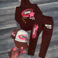 Oem 100% Cotton Unisex Blank Custom Logo Men Pullover Puff Printed Hoodie Set Manufacturers, Men's Hoodies & Sweatshirts