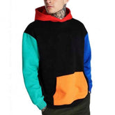 Customized Clothing Manufacturers 14 oz Blank High Quality Vendor Hoodies Sweatshirt Sweatshirt Oversized Color Block Hoodies