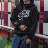 100% cotton zipper vintage distressed plain blanked Custom Print logo streetwear acid washed vintage zip up hoodie