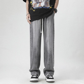 Men's Jeans High Quality Denim Jeans Pant Men ANSKTNable Straight Leg High Waist Denim Jeans Pants