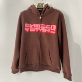 Custom sweatshirt total full face zip up cotton 3d puff print hoodie for men