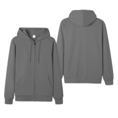 High Quality Fleece Heavyweight Oversized Hoodies Sweatshirts Men Design Custom Black Blank Zip Up Zipper Hoodie