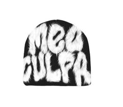Custom With Logo Y2K Beenies Acrylic High Quality Knit Winter Hats Premium Cashmere Wool Mea Culpa Jacquard Mohair Beanie