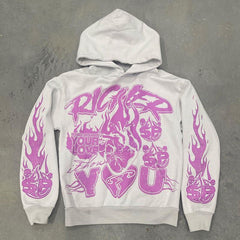 Custom Streetwear Heavyweight Cotton Oversized Sun Faded Hoodie Men High Quality Vintage Screen Print Acid Wash Hoodies