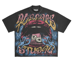 Manufacturing graphic design street wear 100% cotton oversize acid wash custom t shirt