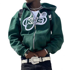 100% cotton zipper vintage distressed plain blanked Custom Print logo streetwear acid washed vintage zip up hoodie