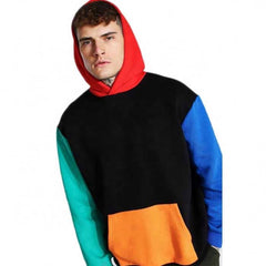 Customized Clothing Manufacturers 14 oz Blank High Quality Vendor Hoodies Sweatshirt Sweatshirt Oversized Color Block Hoodies