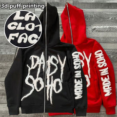 high quality custom logo heavyweight oversized french terry 3d puff printing cropped hoodies men unisex manufacturers