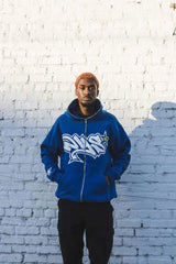 Custom LOGO Wholesale Full Face Zip Up Blank Men Sweater Jacket Coat Men's Full Zip Up Hoodie