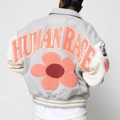 OEM Custom Men Embroidery Patch Warm College Jacket Bomber Letterman Varsity Jacket For Men