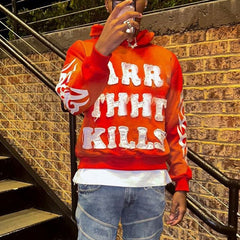 Custom Cotton Stringless Oversized Heavy Fleece Thick Embroidery Patches Streetwear Hoodies For Men