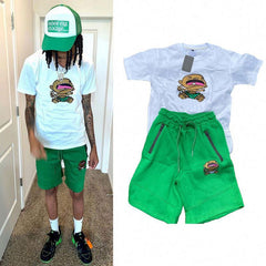 2024 Short Sleeve Shorts 2 Piece Set Jogging Suits Sportswear 2 Piece Sets Cotton