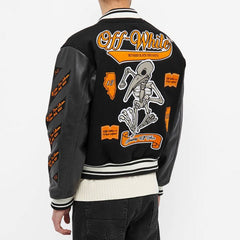 Custom patch chenille embroidery virgin wool baseball letterman varsity jacket for men