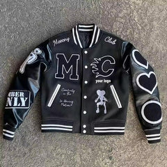 Custom Designer Winter Coats Baseball Varsity Blank Letterman Jacket Men