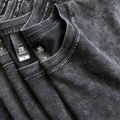 Acid Washed Men's T-shirts Wholesale Clothing Plain Heavyweight Cotton Tshirt Custom Logo Oversized Graphic Vintage T Shirt