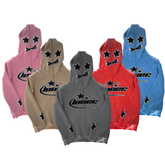High Quality Oem Custom Made Fullzip Men Oversized Pullover Full Zip Up 3d Logo Puff Print Hoodie