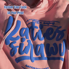 Wholesale Custom 3d Puff Print Hoodi Oversized Men's Pullover Hoodies Sweatshirts Foam Printing Logo Unisex Heavyweight Hoodies