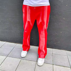 OEM custom flared sweatpants cotton nylon flare track pants men jogger pants flare sweat pants men