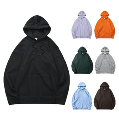 320 Grams Blank Plain French Terry Oversized Hoodies Unisex Custom Logo Plus Size Heavyweight Mens Hoodies Manufacturer