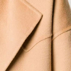 Elegant women winter notched lapels belted waist back vent oversized wool robe coat