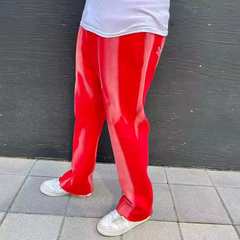 OEM custom flared sweatpants cotton nylon flare track pants men jogger pants flare sweat pants men