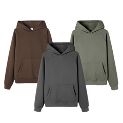 High Quality ODM OEM Unisex Fashion Casual Sweatshirt Pullover Hoodies HeavyWeight Oversized Fleece Lined Hoodie