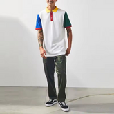 Custom Private Label Polos Homme High Quality Men Colorblock Short Sleeve Wholesale Poloshirt Playeras Tipo Hombre Polo Shirt