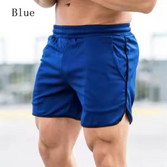 Men Running Shorts Bodybuilding Muscle Training Sportswear Exercise Gym Shorts