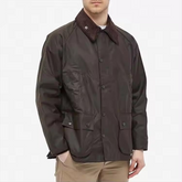 Waxed Jackets Corduroy Collar Custom 100% Cotton Men 100% Cotton Zip Closure & Storm Flap