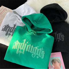 High Quality Cotton Drawstring Drop Shoulder Fleece Hoodie Streetwear Puff Print Hoodie Rib Design Bottom Custom Logo Hoodie