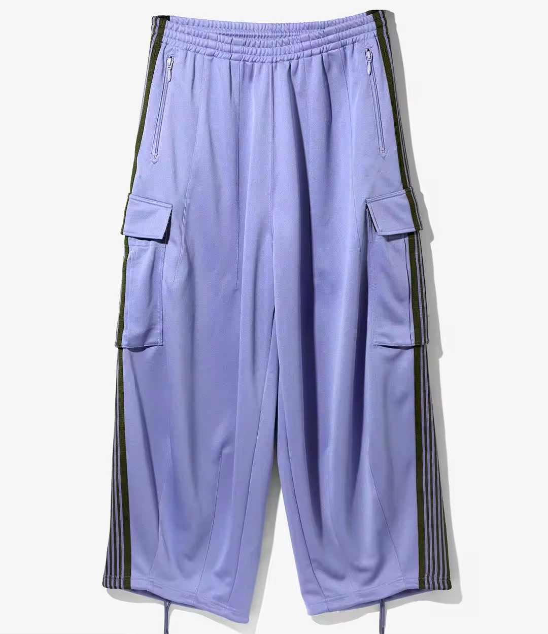 Needles Narrow Straight Leg Flare Sweat Pants Men Flared Needles Sweatpants Polyester Poly Wide Leg Needles Track Pants