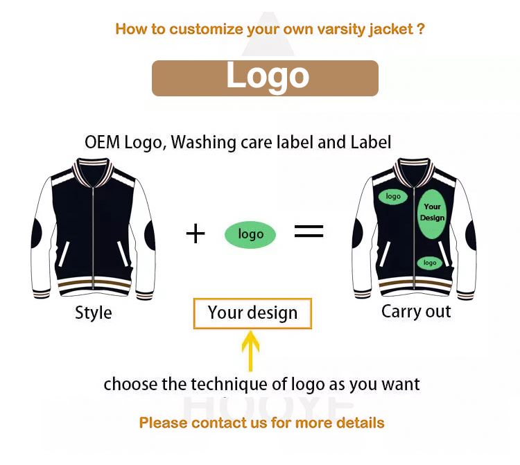 High Quality Custom Street Wear Logo Patch Baseball Jacket Trucker Letterman Base Ball Leather Varcity Varsity Jacket For Men