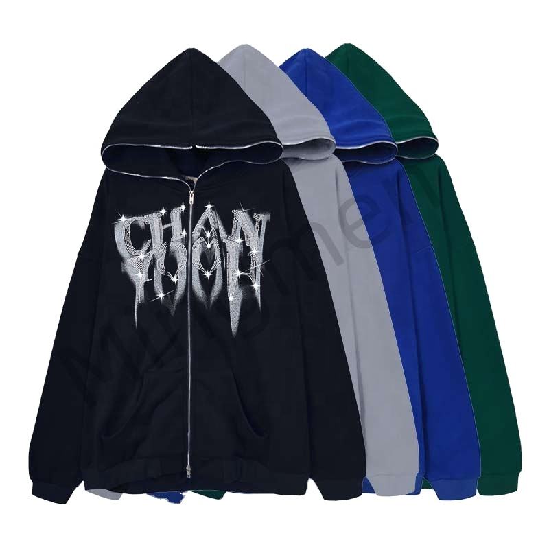 Custom men hooded sweatshirt high quality heavy french terry cotton pullover 3d foam screen puff printing unisex hoodie