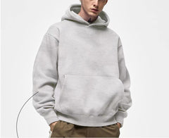 High Quality 100% Heavy Cotton Customize Oversized Thick Drop Shoulder Hoddies Men's Unisex Hoodies- Pullover Hoodie Sweatshirt