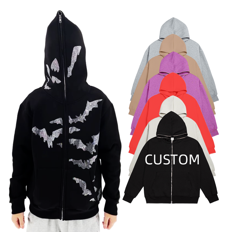 Custom men hooded sweatshirt high quality heavy french terry cotton pullover 3d foam screen puff printing unisex hoodie