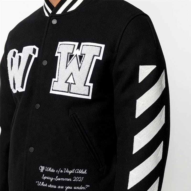 OEM custom casual wool blend chenille embroidery baseball letterman bomber varsity jacket for men