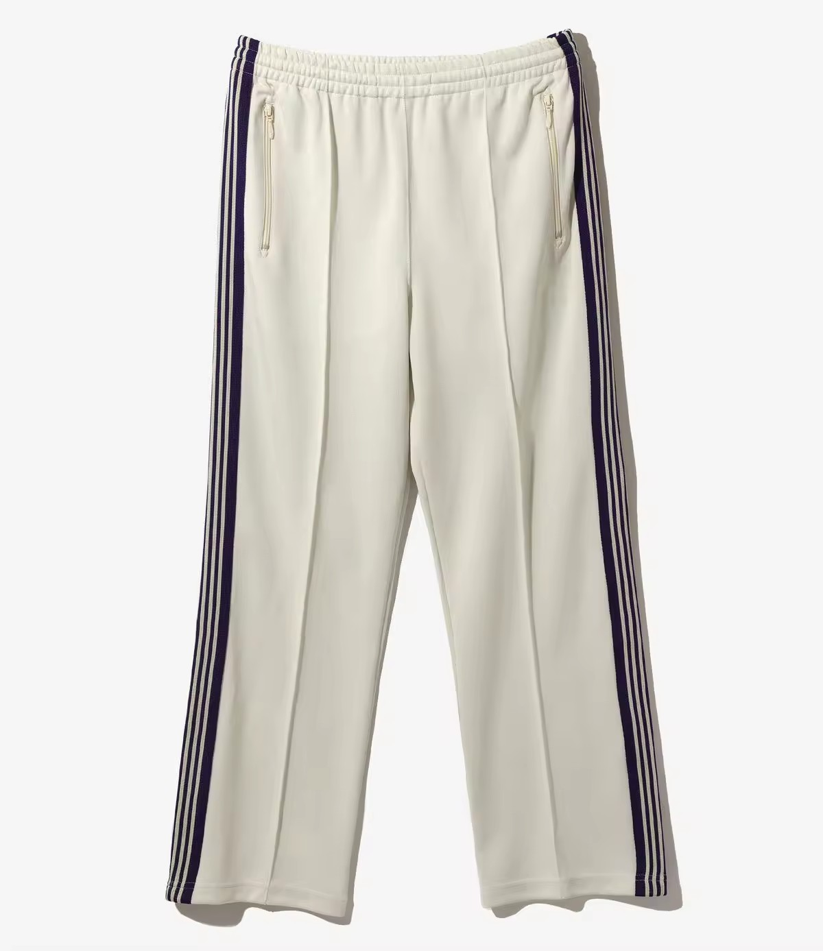 Needles Narrow Straight Leg Flare Sweat Pants Men Flared Needles Sweatpants Polyester Poly Wide Leg Needles Track Pants