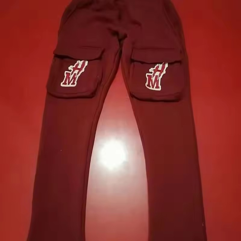 Custom Logo Men Pockets Cargo Jogger Trackpants Mens Classic Trousers