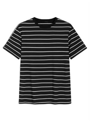 Cool Striped Design Quality Slim Fit Plain Blanks Polyester Color Full Sublimation Camisetas 3d Printed T Shirt For Men