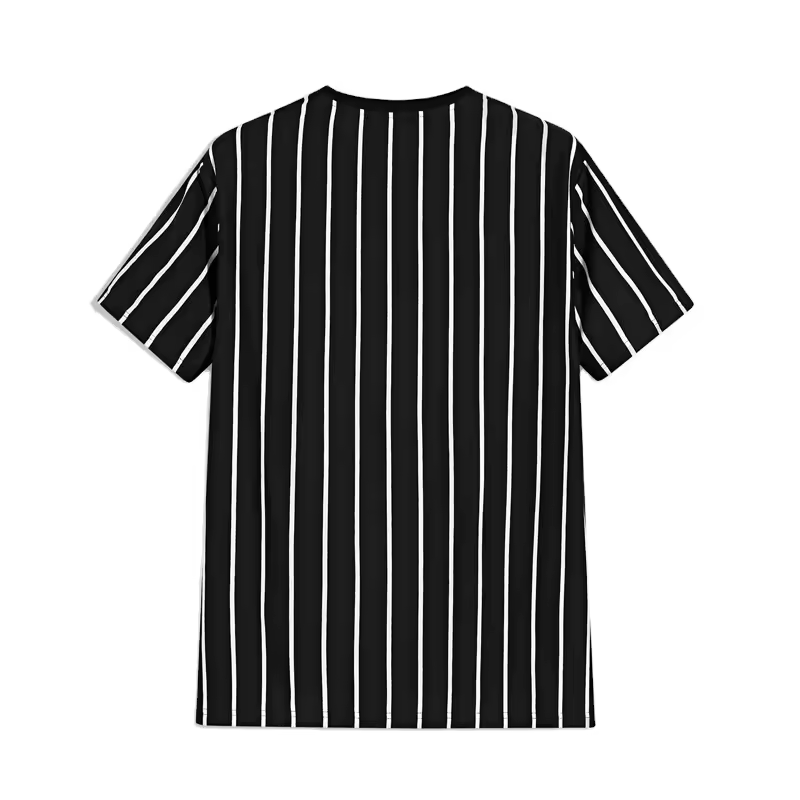 Cool Striped Design Quality Slim Fit Plain Blanks Polyester Color Full Sublimation Camisetas 3d Printed T Shirt For Men